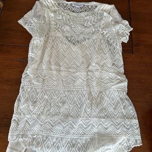 Set of two embroidered maternity tops size small